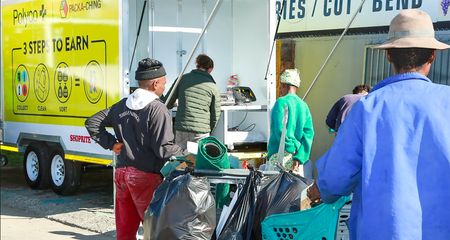 Packa-Ching initiative gives informal settlement residents a cash incentive to recycle waste