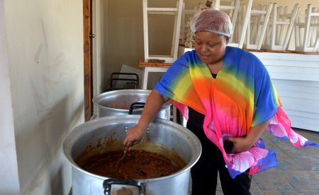 By hook or by cook — nothing stops Nwabisa Wophula from feeding hundreds of people daily