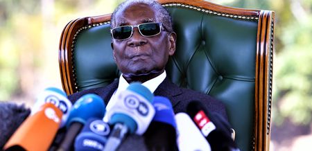 Mugabe supports MDC – sort of – as propped up ex-dictator elbows his way into historic polling day