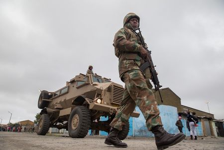 Cape Flats residents cheer arrival of army