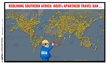 Red Face: Boris Johnson's apartheid travel ban