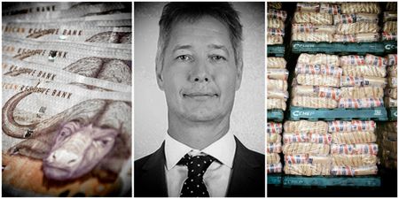 Tongaat bidder Hamish Rudland comes out from behind the curtains