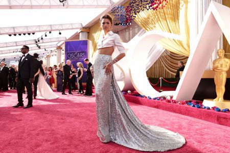 The 2022 Oscars in pictures: red carpet, awards and a joke gone wrong
