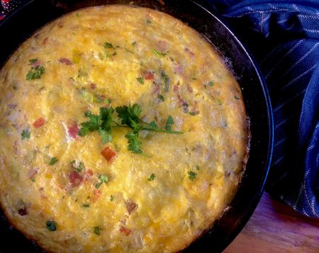 What’s cooking today: Frittata with bacon, sweetcorn and leeks