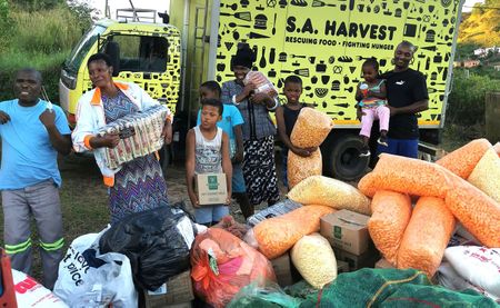 Sharks rugby team joins food charity to help fight hunger in KZN