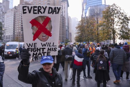 Anti-Trump protest after US election, and more from around the world