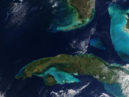 Cuba and America touch hands, gingerly