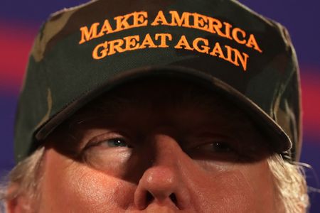 While Trump courts law enforcement, Biden draws in military