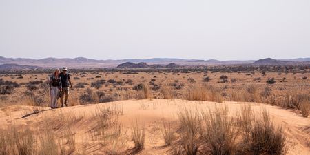 In the dry, dusty, magical footsteps of giants — one day’s walk in Namibia