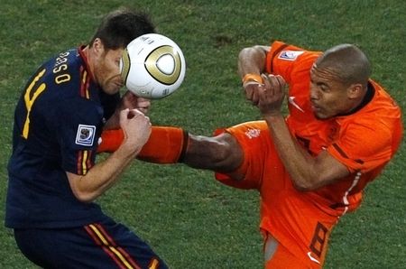 Spain win the 2010 World Cup, defend soccer’s honour against the disgraceful Dutch