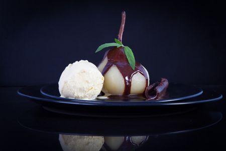 Pears Belle Hélène, et voilà!