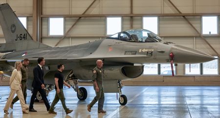 Top Ukrainian pilot killed in F-16 jet crash; EU to move forward with Russian asset plan