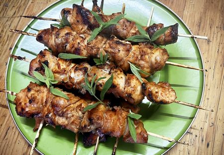 What’s cooking today: Char siu chicken skewers