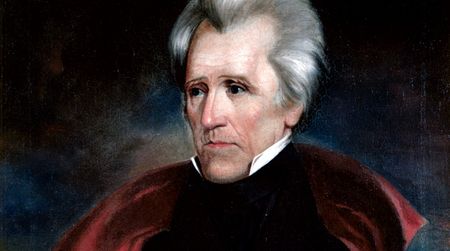 The 19th century populist president on the wall of The Donald’s Oval Office
